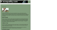 Desktop Screenshot of ecoquality.com